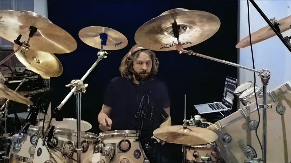 <p class="exampleTitle">“Dreamers” <span class="inlineExampleRecorded">Studio</span></p><p class="exampleFeaturing">(feat. Marco Minnemann)</p><p class="exampleArtist">Legacy Pilots</p>