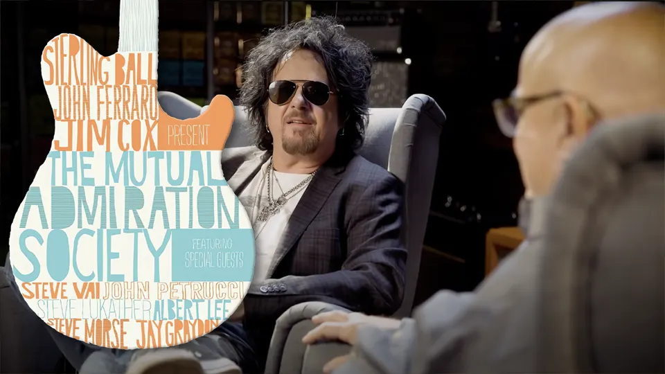 <p class="exampleTitle">“Please Don't Go” <span class="inlineExampleRecorded">Studio</span></p><p class="exampleFeaturing">(feat. Steve Lukather)</p><p class="exampleArtist">Mutual Appreciation Society</p>