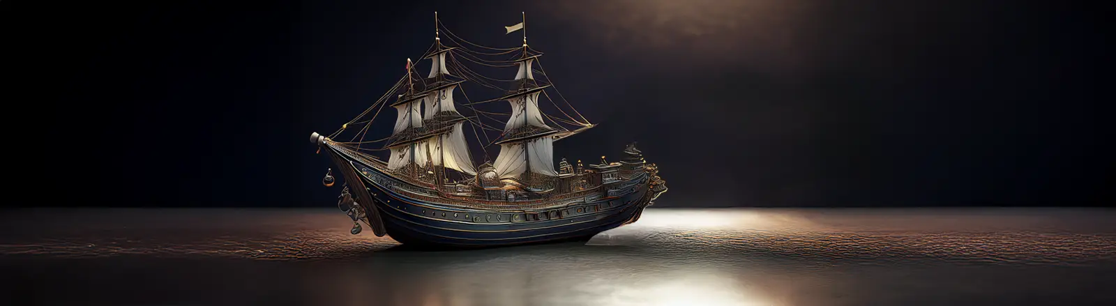 A model of a magnificent, 19th century Clipper.