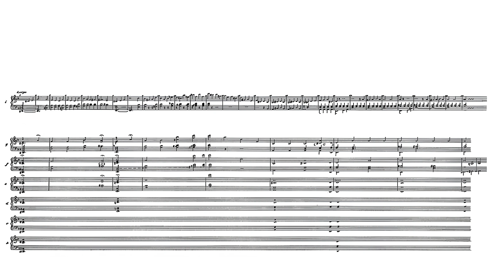 An example of Shankerian Analysis without labelling.